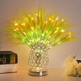 Birthday Gifts for Women Mom,18 Inch Wheat Stalks Decor Table Lamp,Rechargeable Touch Flower Lamps,3-Colour Dimming Night Light