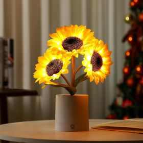 Sunflower Flower Lamp Gifts for Birthday Valentines Mothers Day Gifts for Women Mom Grandma Girlfriend Friend Wife Anniversary Birthday