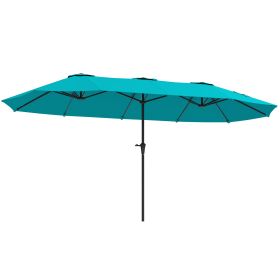 13 Ft. Extra Large Patio Umbrella With Easy Crank Handle, Vents For Outdoor, Patio, , Navy Blue (Option: Navy blue)